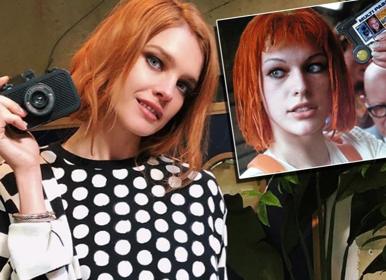 Наталья Водянова покрасилась в рыжий и стала копией Лилу из Пятого элемента