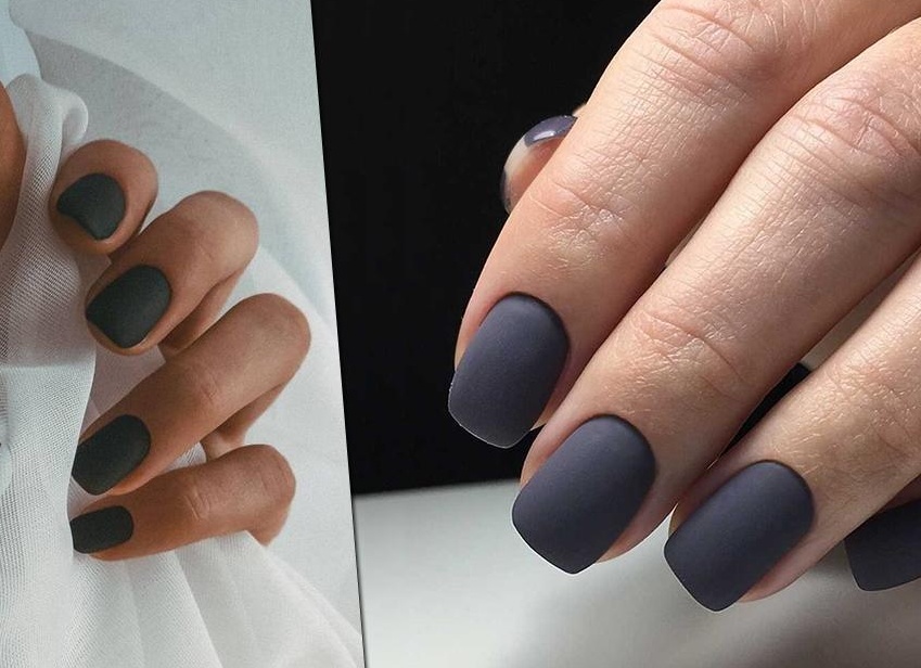 Графитовое стекло самый небанальный маникюр мая