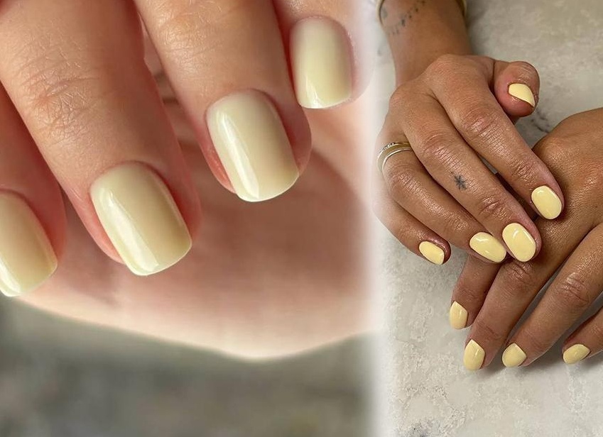 Как сделать модный сливочно-желтый маникюр и не прогадать с оттенком