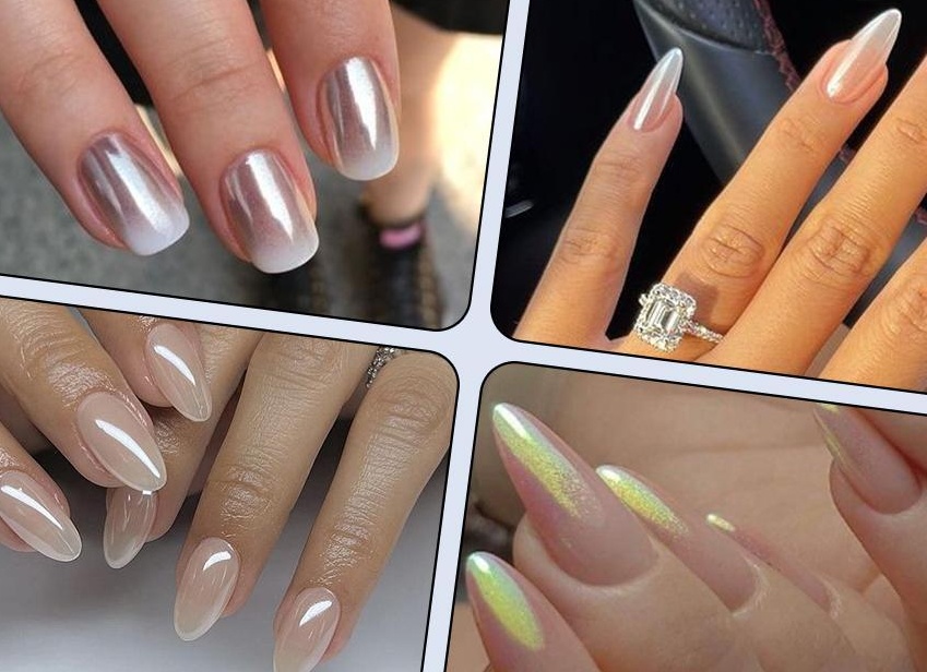 Глазированное омбре маникюр который напоминает о лете